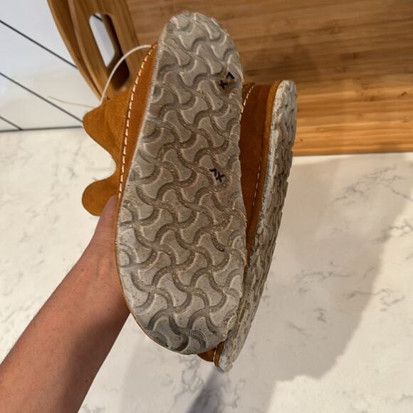 Birkenstock Lahti Mink Brown Suede Shearling boots bohemian western size 36 - Picture 10 of 10